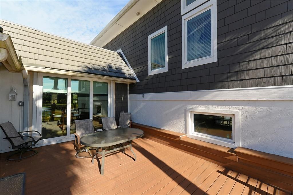 Patio Overlooking Pond