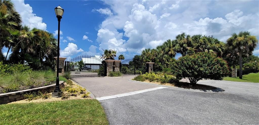 Community front gate