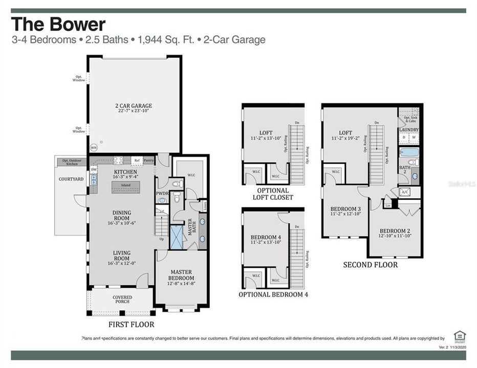 Active With Contract: $566,473 (3 beds, 2 baths, 2015 Square Feet)