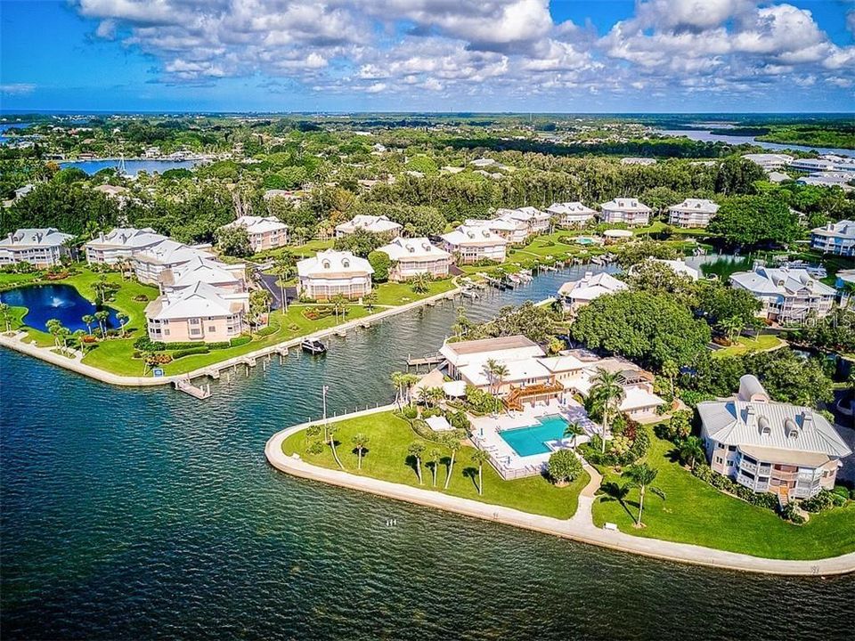 Main Clubhouse & Pool overlook the Intracoastal