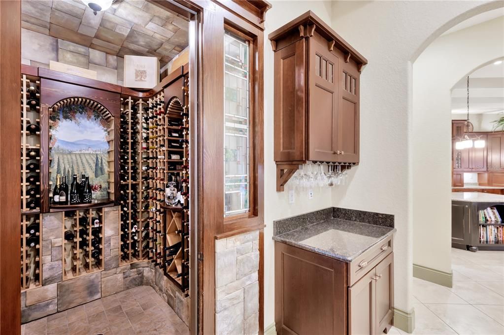 Chilled Wine Room with Cedar wood