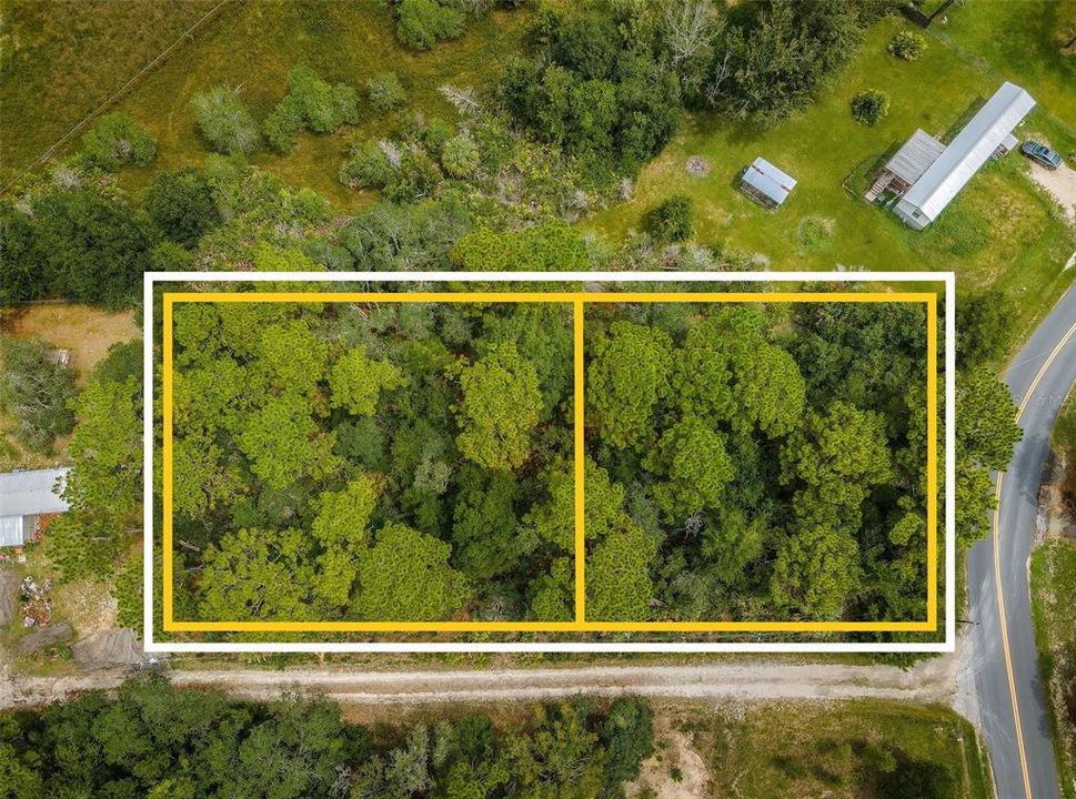 Two 1/2 Acre Adjoining Lots