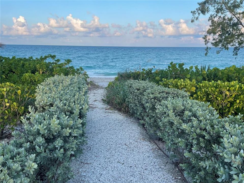 The private path to your private beach.