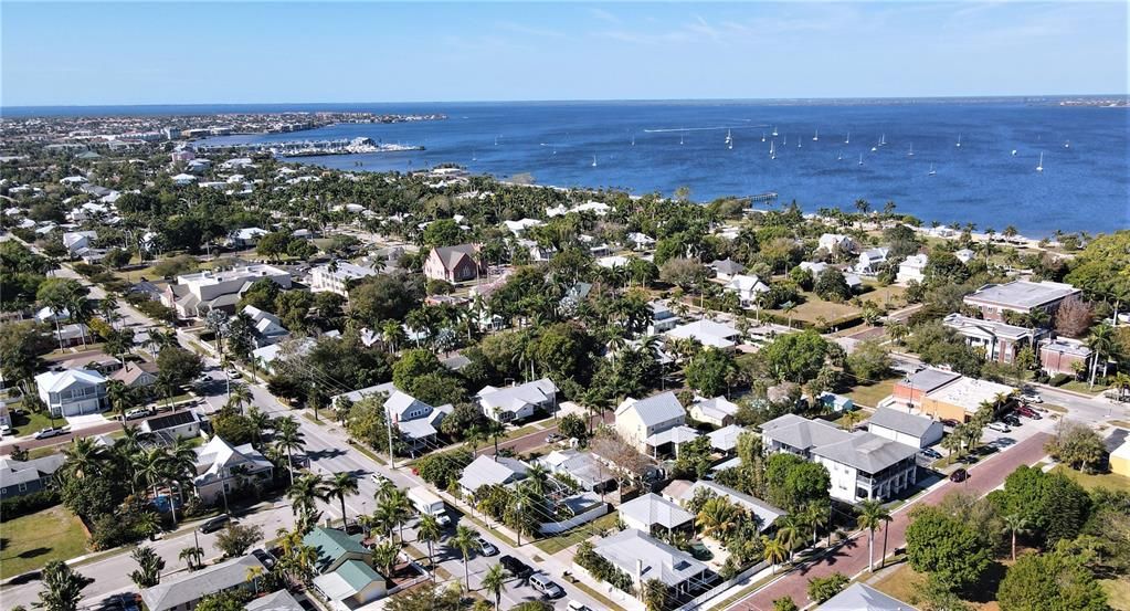 Downtown area view of Punta Gorda