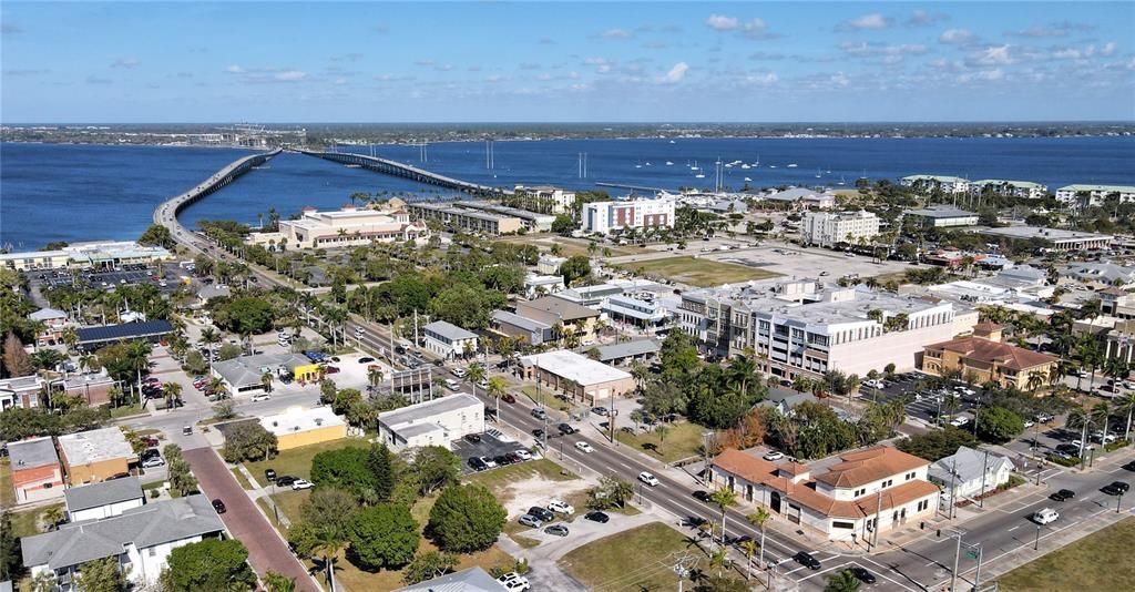 Downtown area view of Punta Gorda