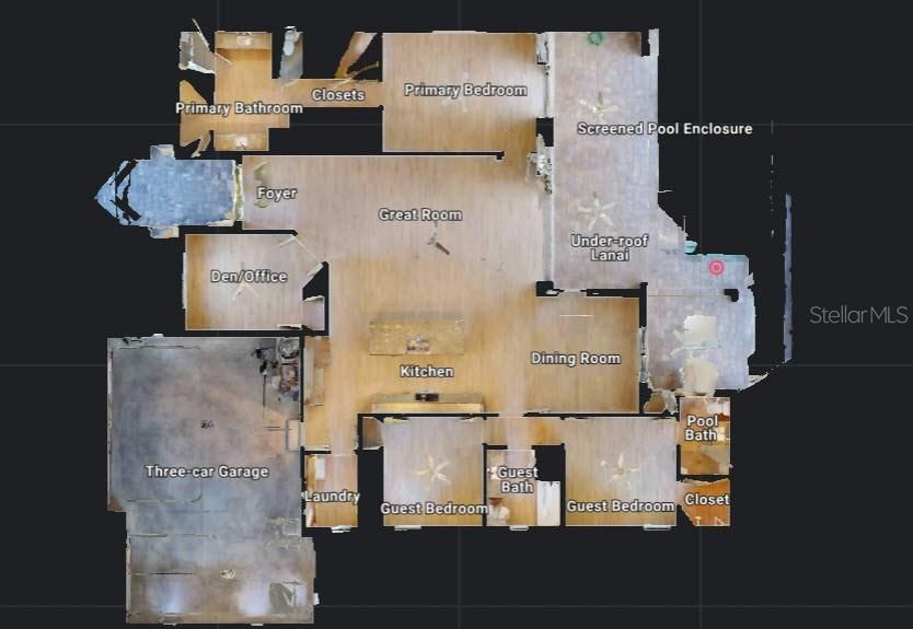 Floor layout of home