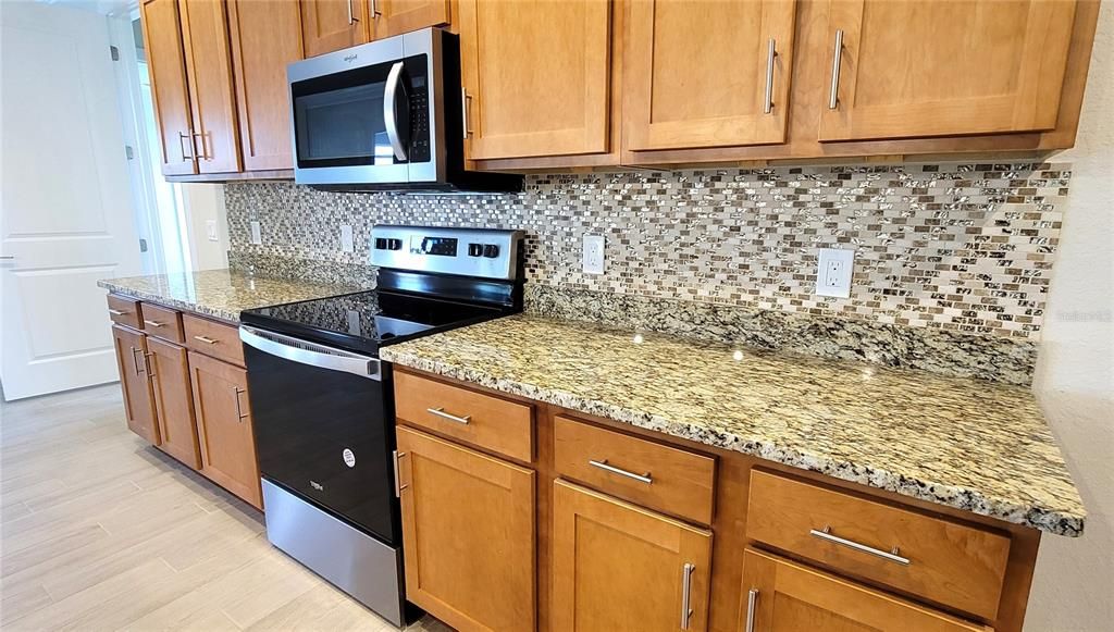 **New decorative backsplash added