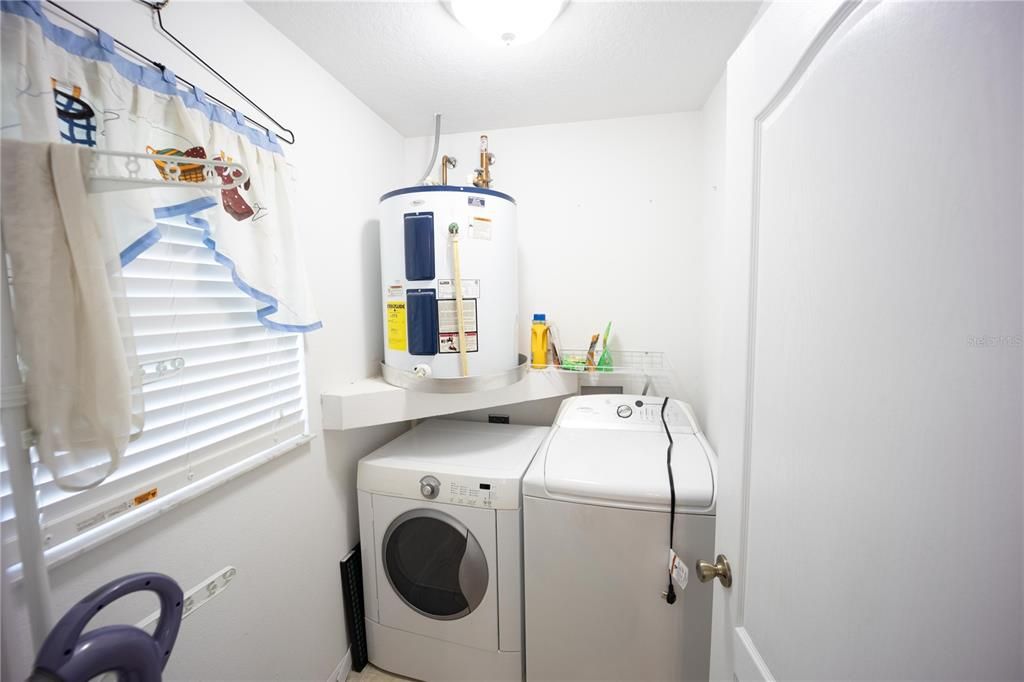 Spacious Laundry Room with extra room for storage