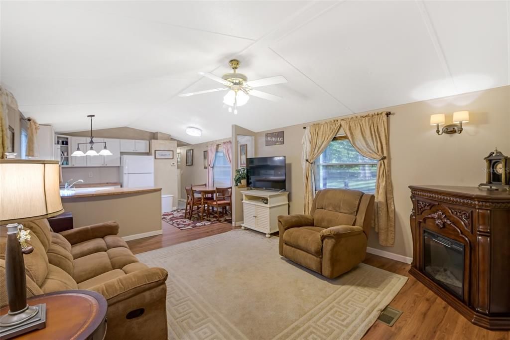 Living Room open to the Kitchen