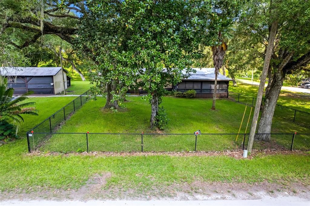 Front Yard with Fence