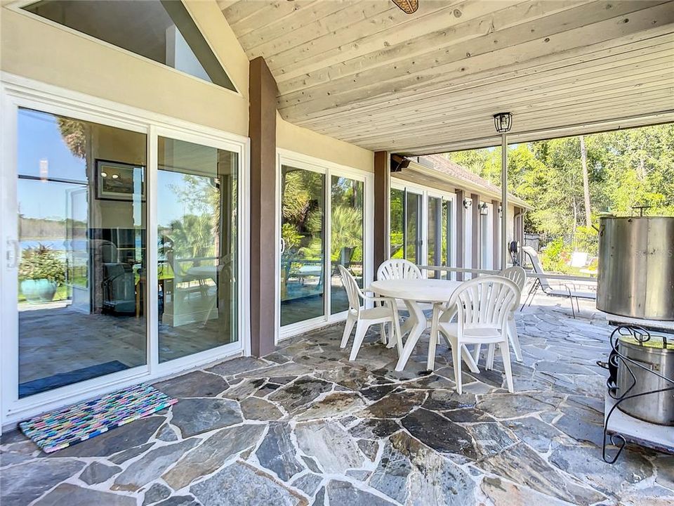 screened porch to patio