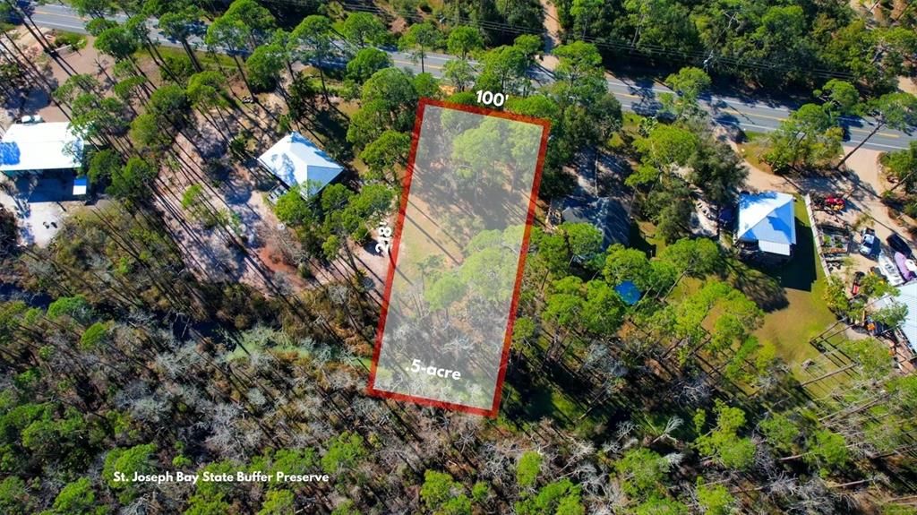 .5-acre lot with deeded St. Joseph Bay access