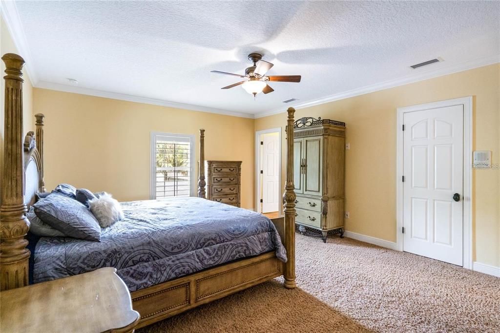 Third bedroom upstairs with ensuite and custom walk in closet