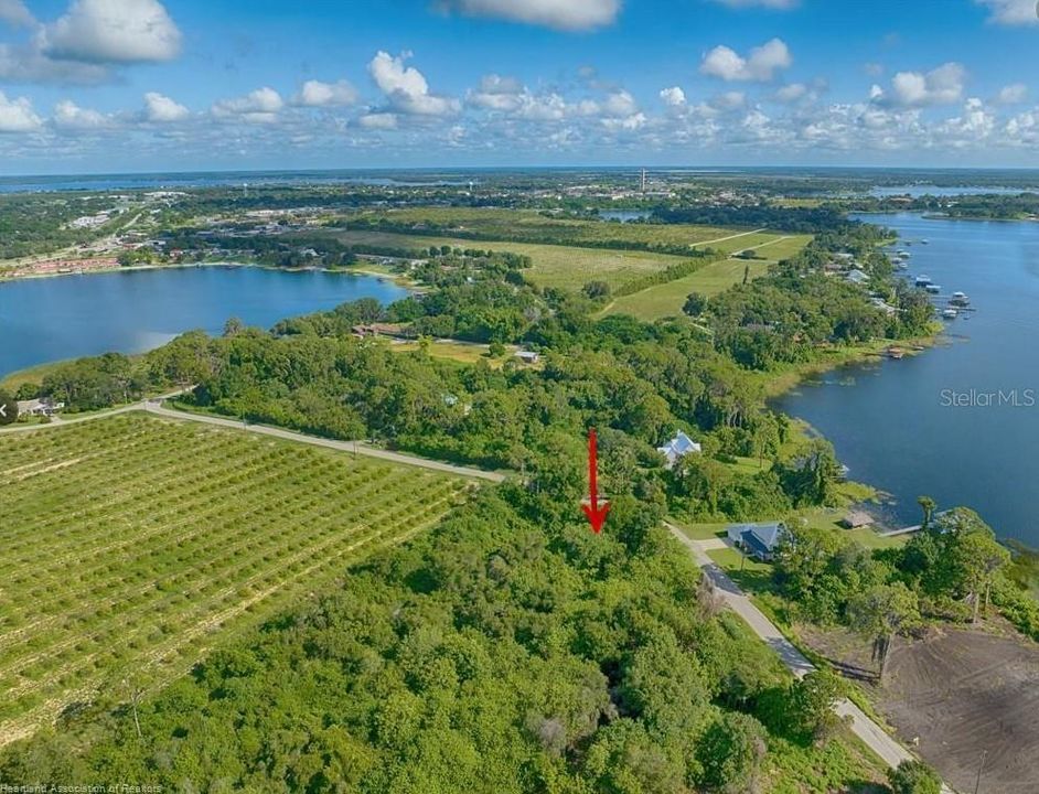 nestled between lakes, this property is a great start to your dreams of homeownership or property ownership.