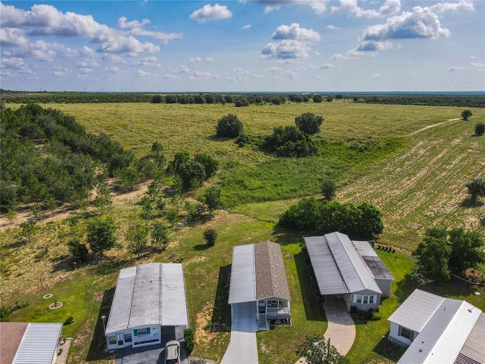 Aerial of the property, no rear neighbors