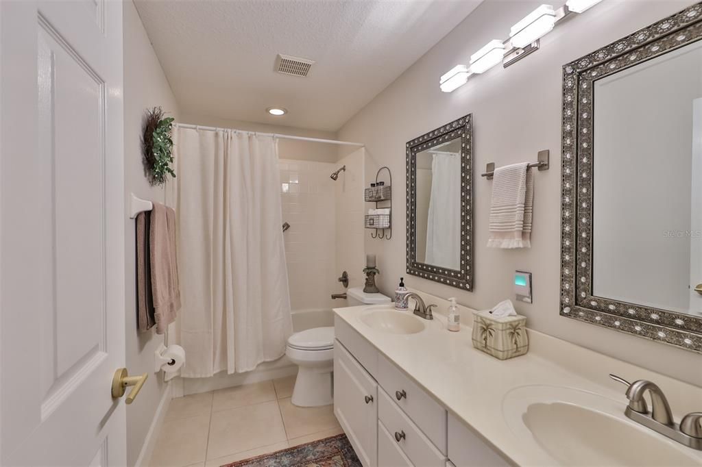 Guest Bathroom Dual Sinks