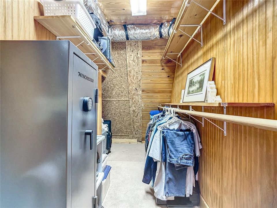 Incredibly large 11 ft. long walk-in closet!