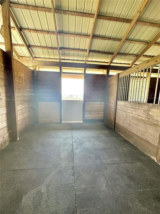 One of 10 re-leveled and renovated stalls
