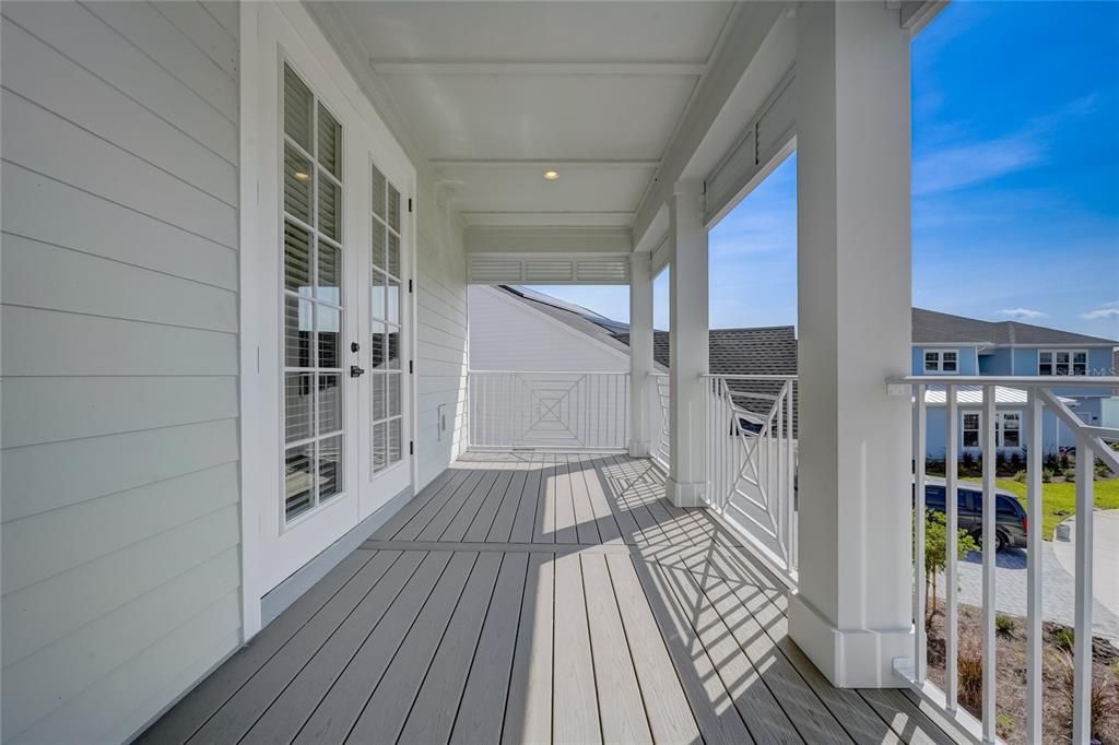 Balcony on Second Floor