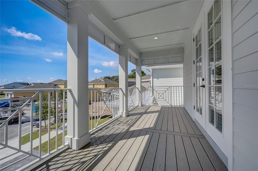 Balcony on Second Floor