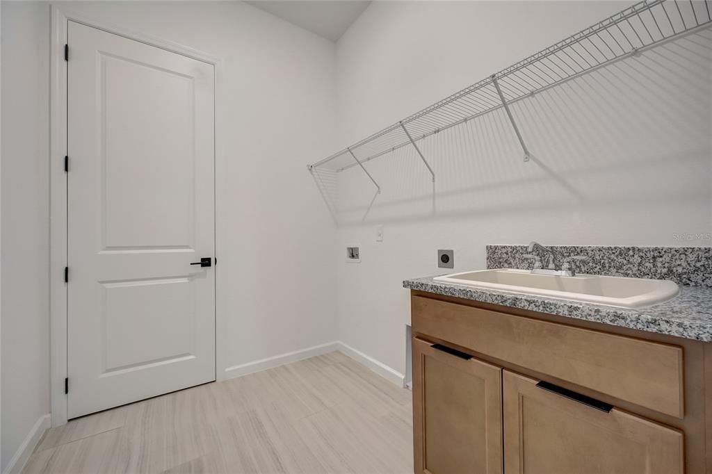 laundry room on first floor