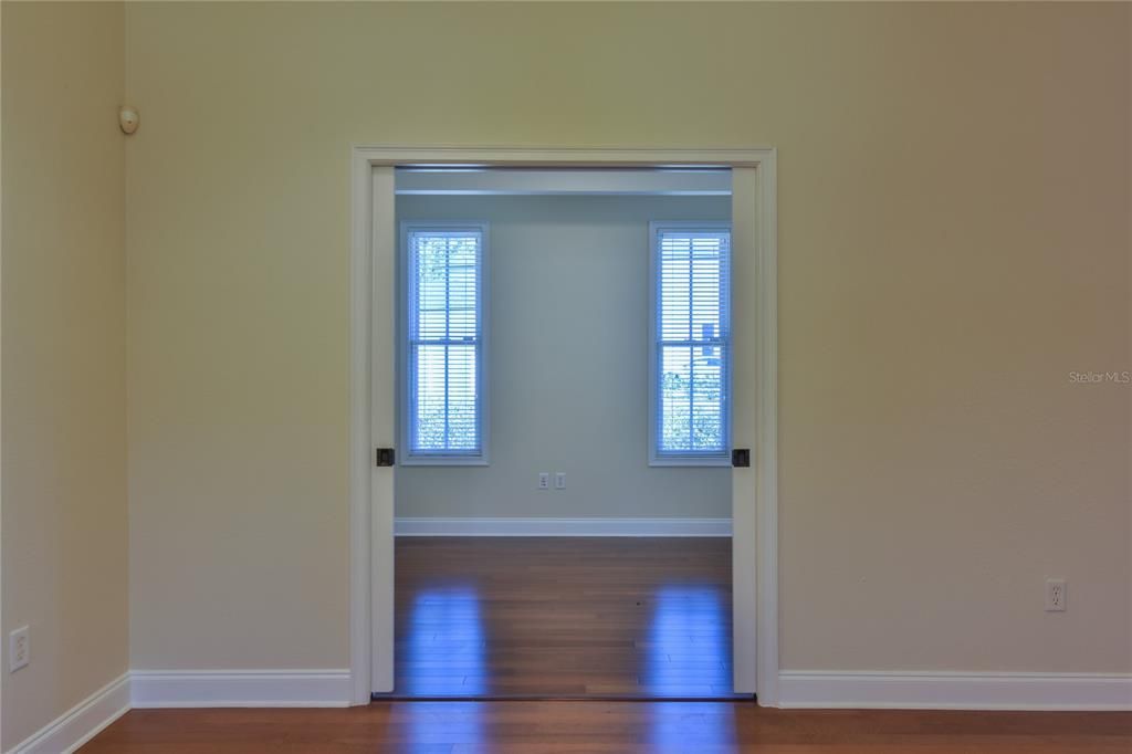 Looking into office off master bedroom