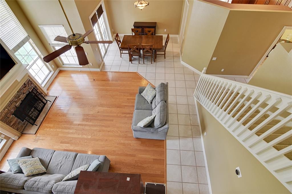 Living Room from Upstairs