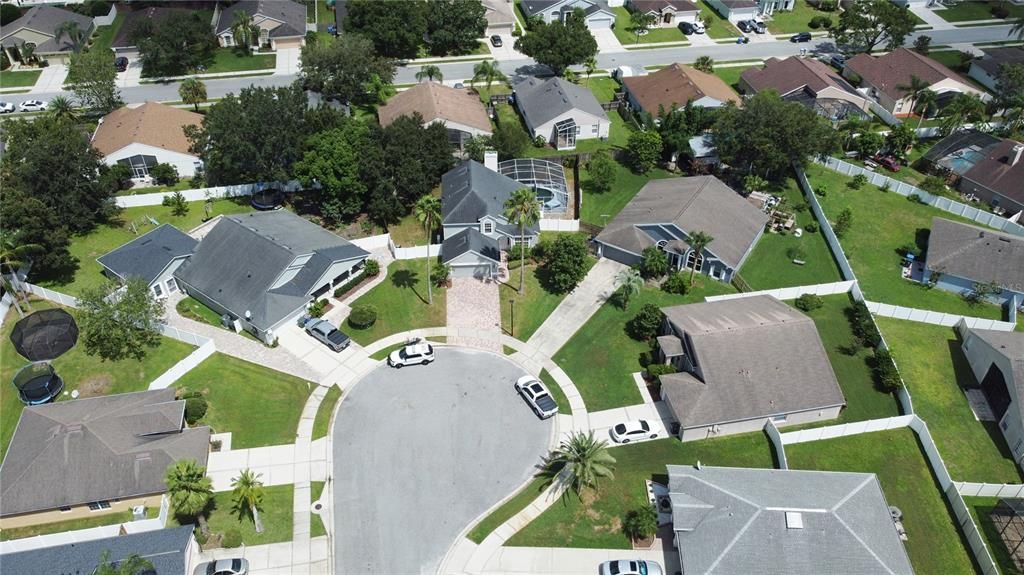 Aerial of Cul-De-Sac