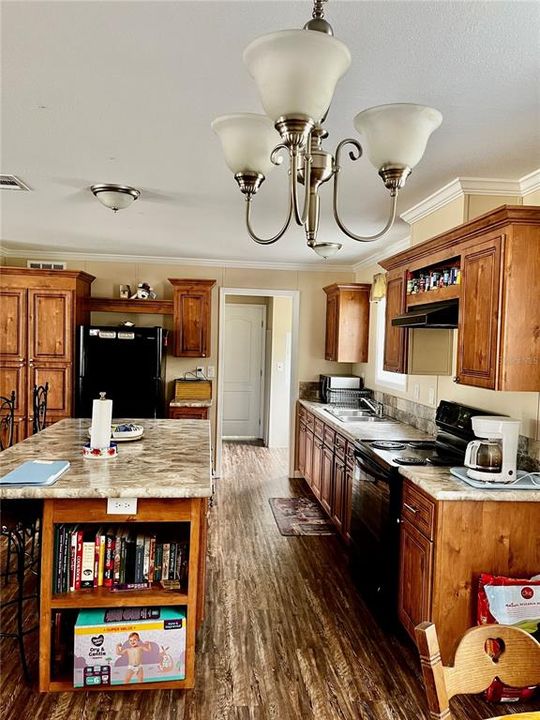 View of Kitchen from Dining Area