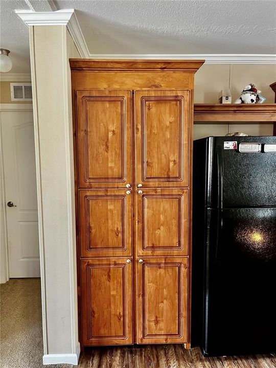 Large Maple Wood Pantry