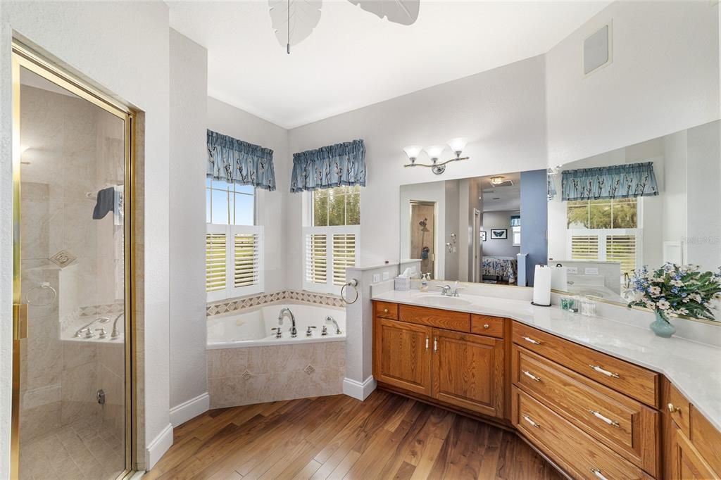 MASTER BATH W/SUNKEN TUB