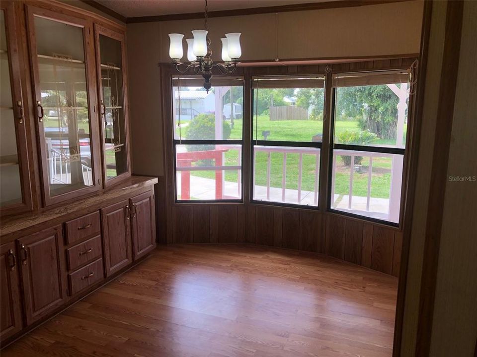 Dining Room with Built In Hutch