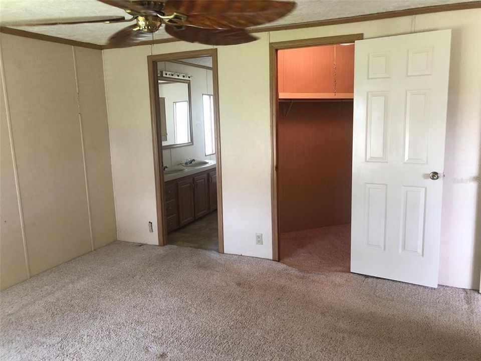 Master Bedroom with entrance to Master Bath