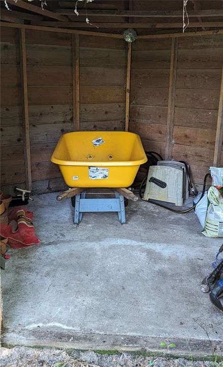 Small Shed Interior