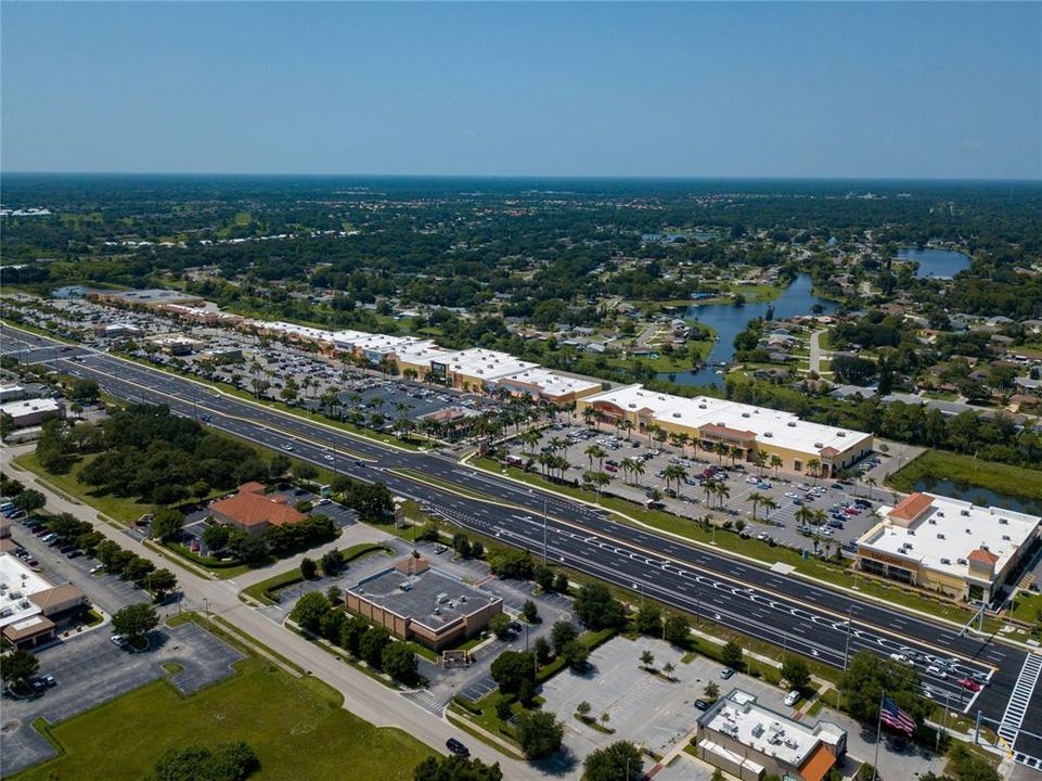 North Port US41 Tamiami Trail Commercial Area- Cocoplum Shopping Center.