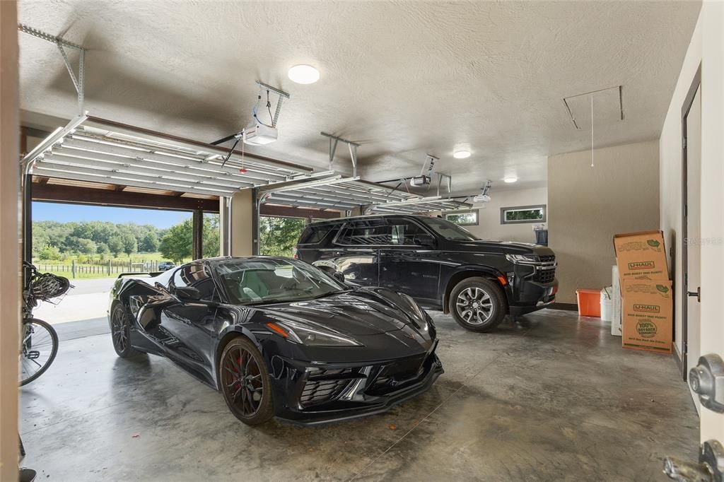 3-car garage