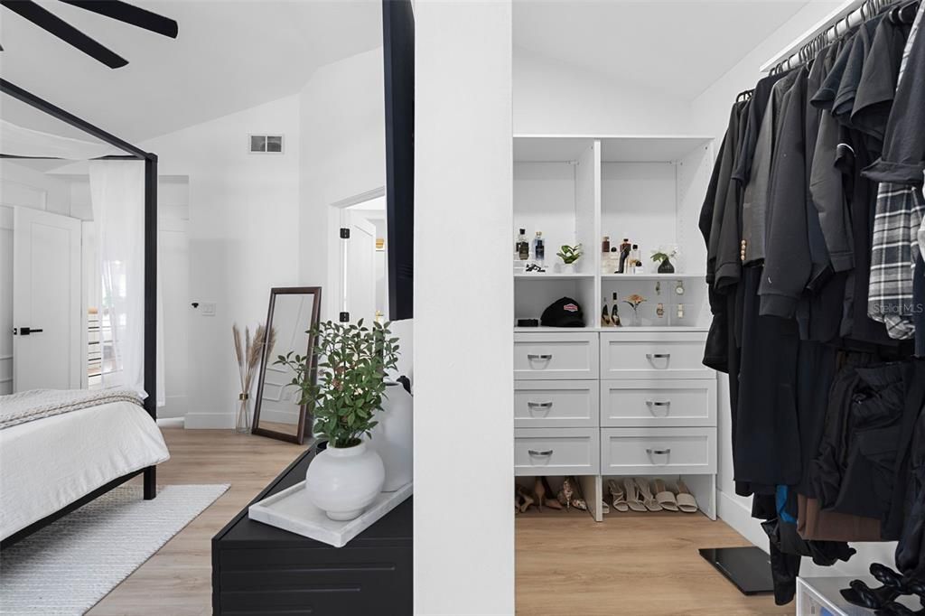 Walk in Closet in Primary Bedroom