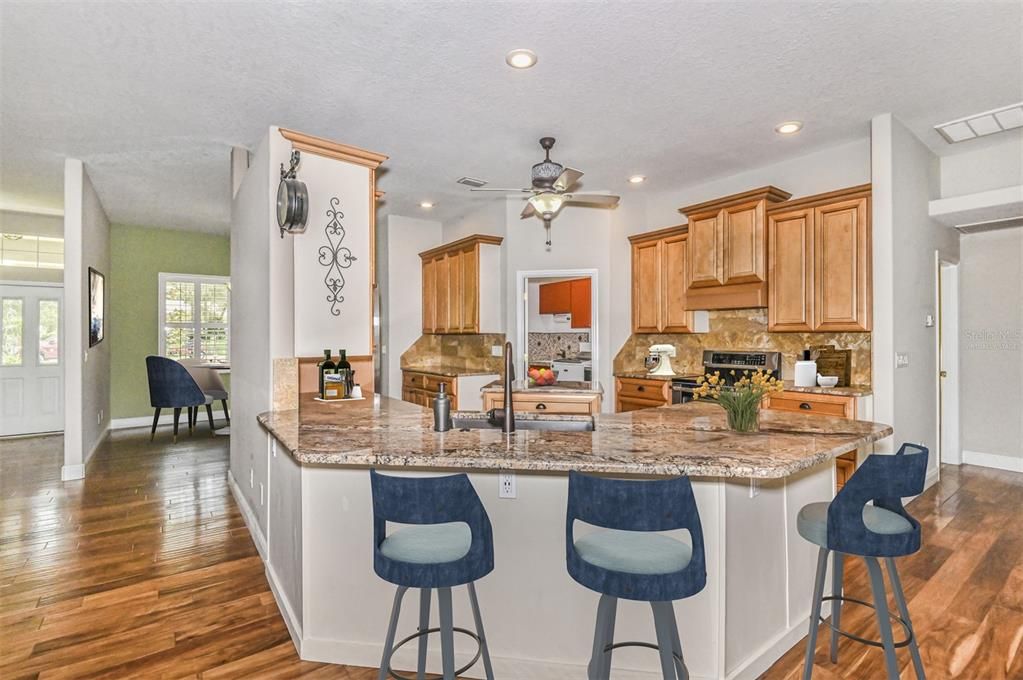 virtually staged Breakfast Bar