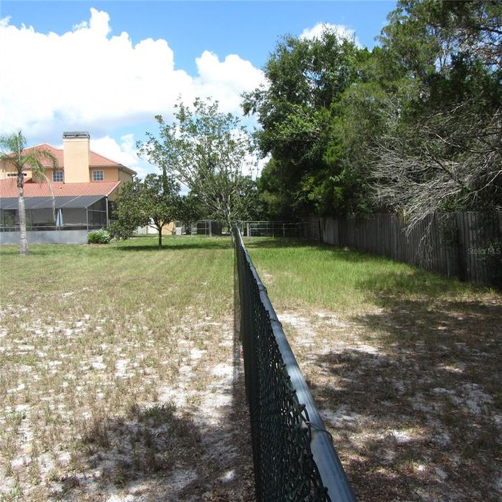 Many separated fenced areas