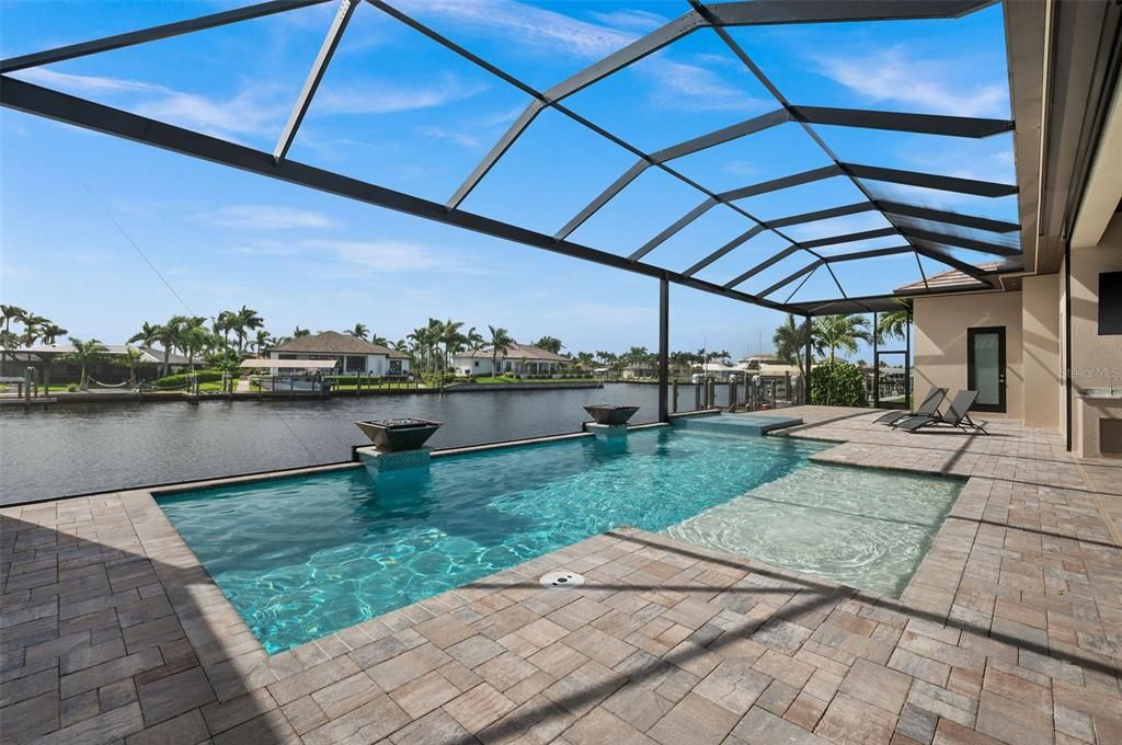 Poolside View of the Bimini Canal