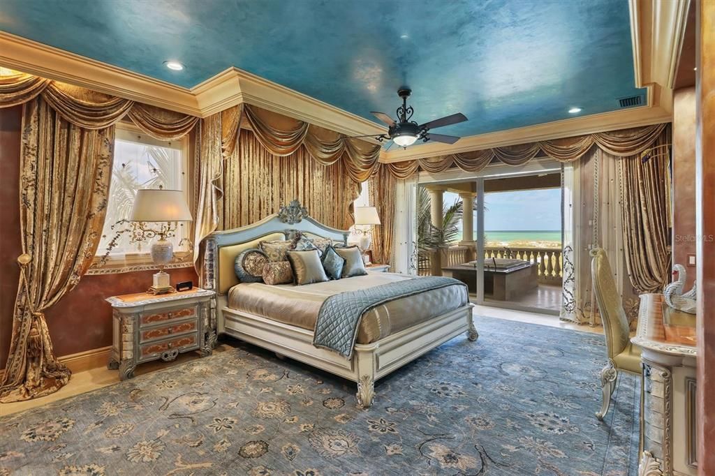 Master Bedroom  Stunning full Gulf views