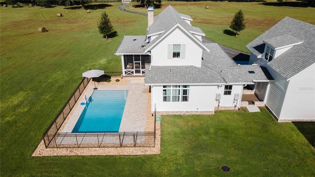 In-ground saltwater pool!