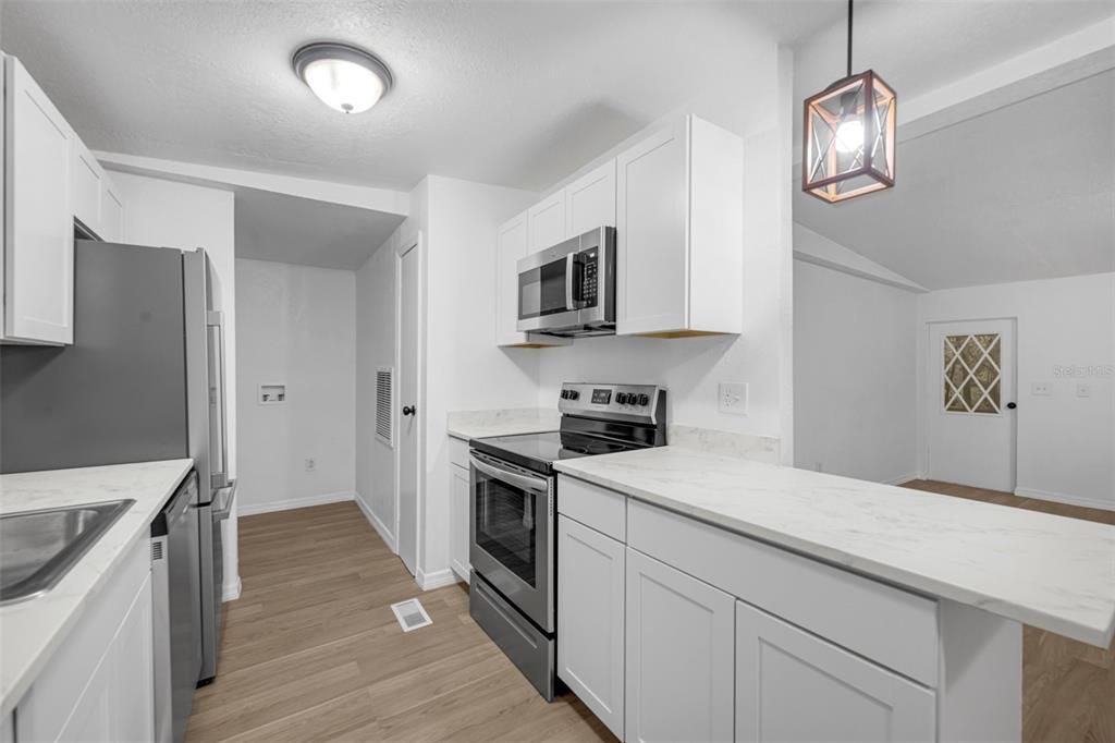 KITCHEN WITH LIVING VIEW