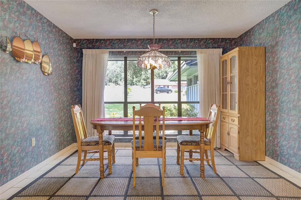 Dining Room from Kitchen Angle. Lots of Natural Light.