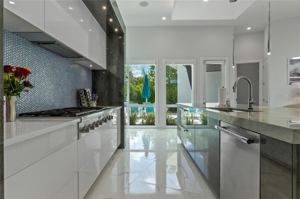 Kitchen looking toward Outdoor Dining