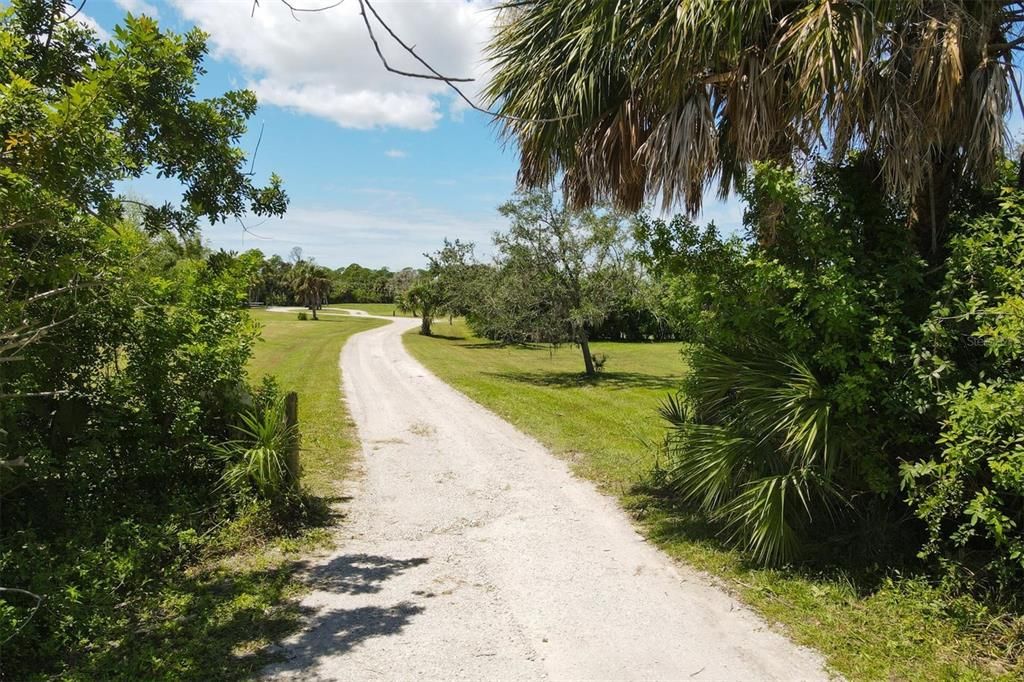 Driveway entrance