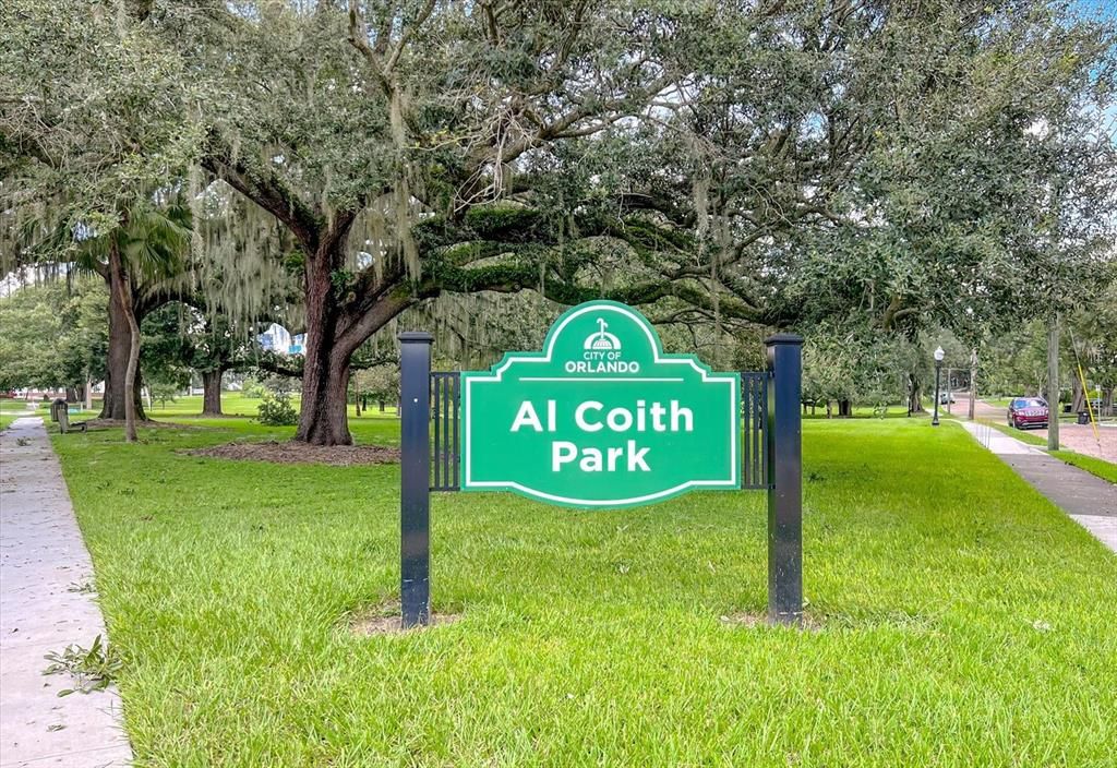 Al Coith Park is a 2 minute walk away and a great place to stroll or walk the dog!