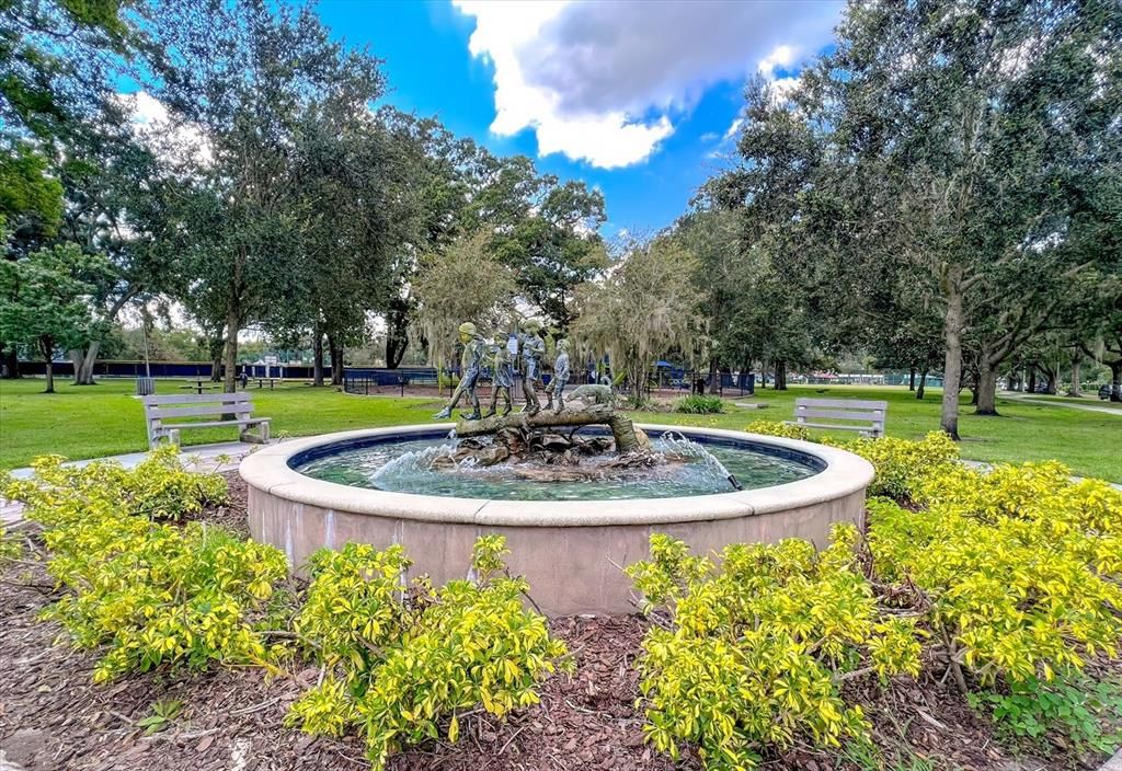 Parks and fountains abound in the City Beautiful.