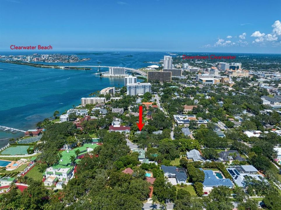 Aerial View - Clearwater Beach