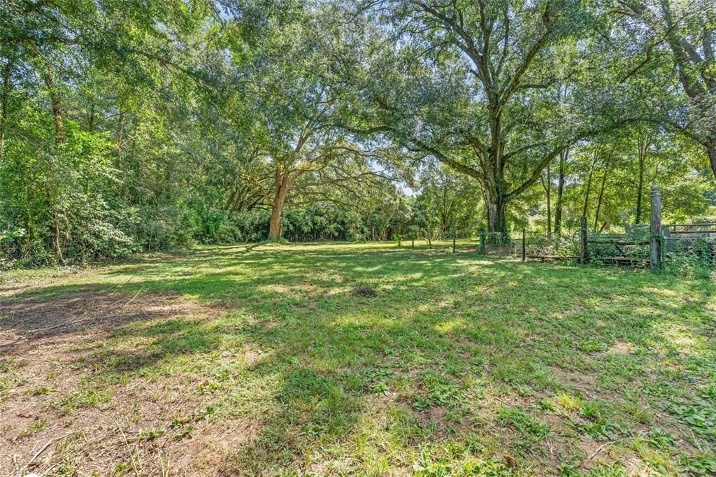 1.96 acres of completely fenced and cross fenced in some areas